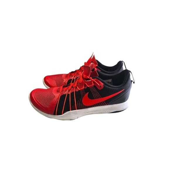 Nike Flex Train Aver Mens Running Shoes Size 10.5 Red Black Athletic Trainers - Picture 2 of 7